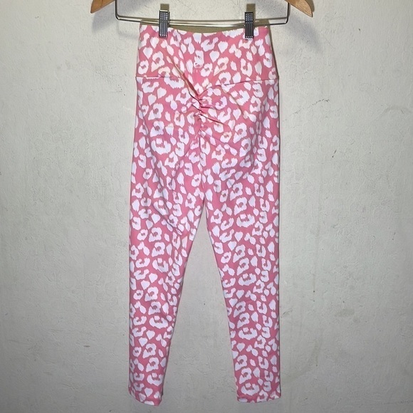 Ryderwear Instinct Scrunch Bum Leggings Pink Leopard Size Small - Picture 9 of 11